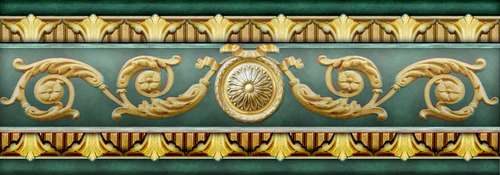 Plăci de ceramică Cenefa Tsarina Emerald