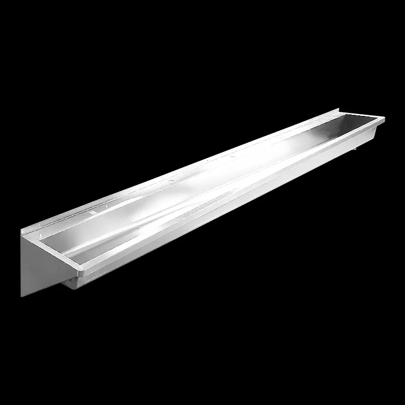 Lavoare din inox Chiuvetă tip jgheab din oțel inoxidabil, montată pe perete