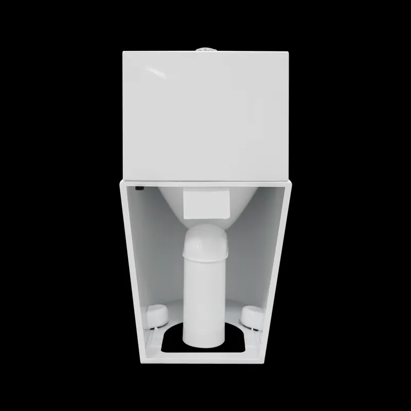 Vase WC din inox Toaletă din oțel inoxidabil 304 de culoare albă, destinată spitalelor